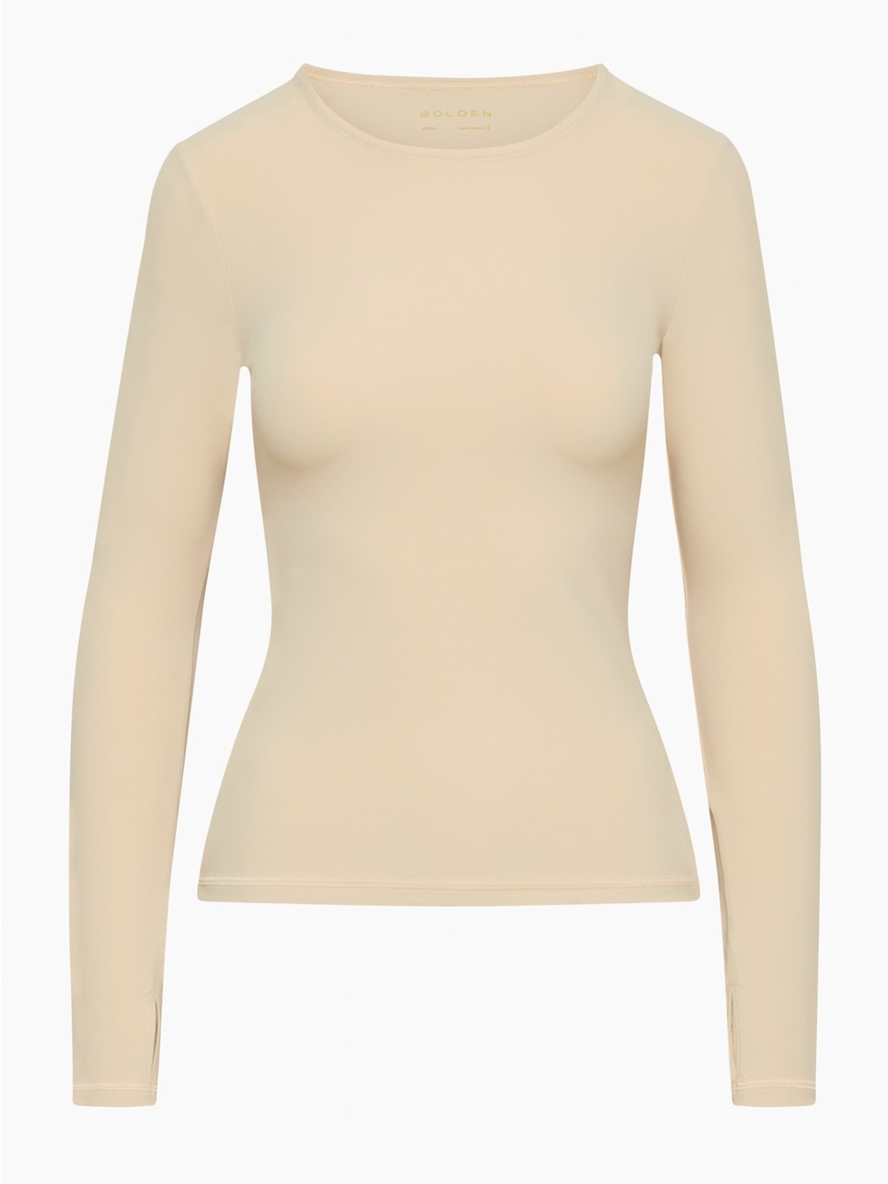 Aritzia Butter Essential Longsleeve in Butter Yellow